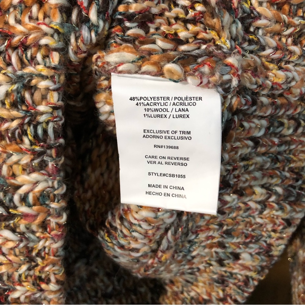 Coco + Jaimeson Fall Wool Blend Marled Sweater Si… - image 6